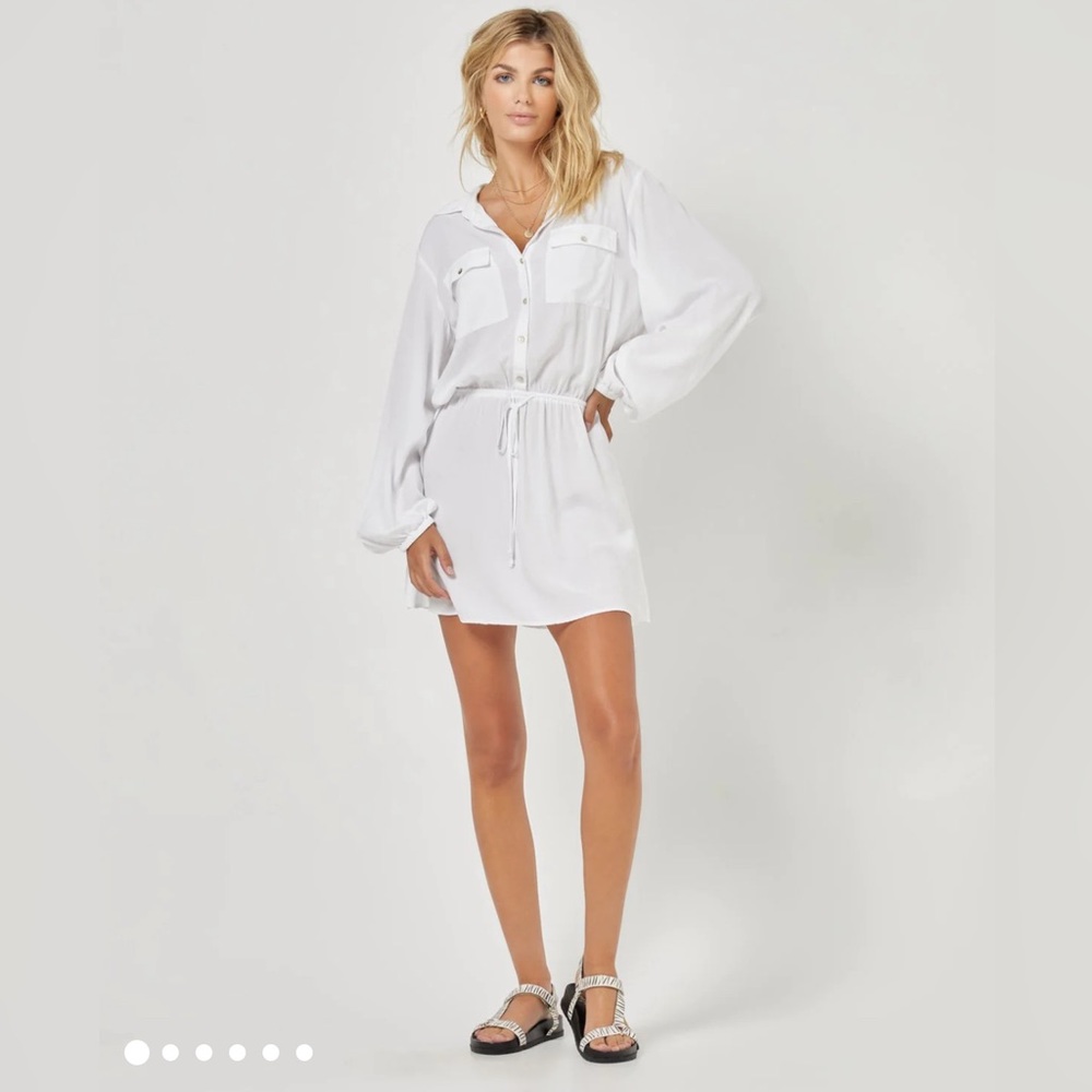 L*space Amelia dress white small